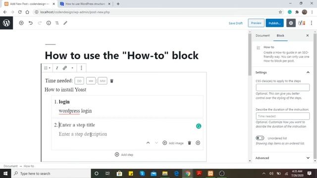 How to use WordPress structure data blocks Yoast Schema markups | FreeTecPort |2020 смотреть онлайн