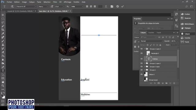 Créer Votre CV Avec Photoshop