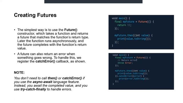 Asynchronous Programming With Dart смотреть онлайн