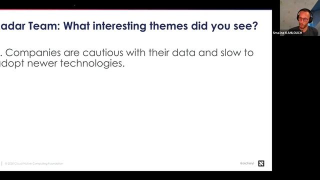 CNCF End User Technology Radar: Database Storage, November 2020 смотреть онлайн
