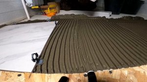 ◼Укладка плитки на ЦСП?️ laying tiles on the dsp