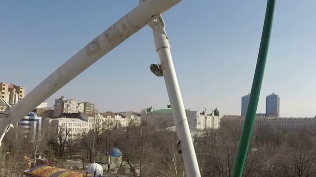 Колесо обозрения Ростова и впечатления от города смотреть онлайн