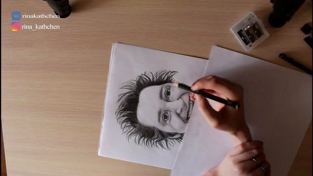 Портрет № 7 Михаил Горшенёв из "Король и Шут" | Speedpaint смотреть онлайн