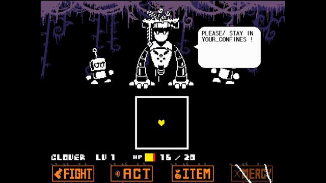 Undertale Yellow: Pacifist Guardener Battle смотреть онлайн