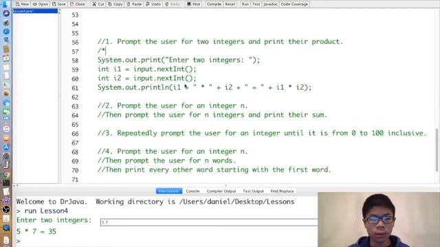 Level 1 Lesson 4 Part 1 User input смотреть онлайн