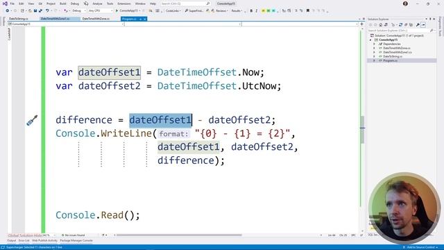 DateTime i DateTimeOffset смотреть онлайн