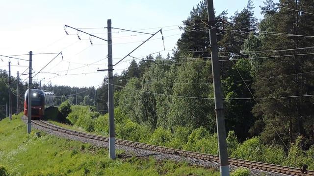 Электропоезд ЭШ2-005 "Аэроэкспресс" смотреть онлайн