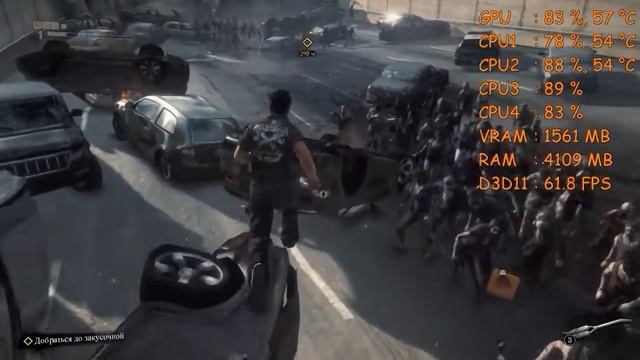 Dead Rising 3 - i3-2120 gtx 660 ti - Ultra 720p смотреть онлайн
