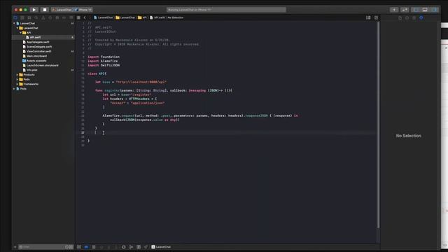 Laravel Sanctum - (Swift) Register screen Part 3 смотреть онлайн