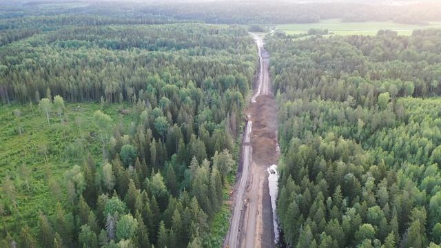 Буровзрывные работы на трассе Выборг - Светогорск в Ленинградской области смотреть онлайн