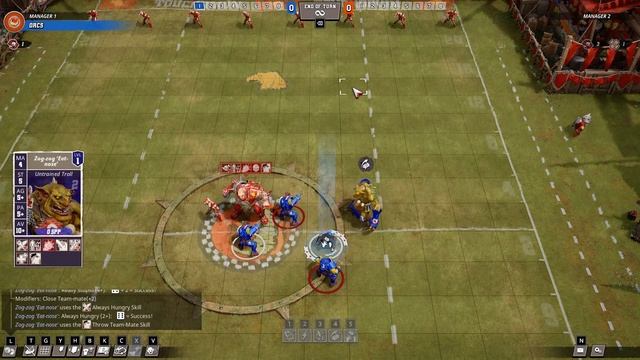 Blood Bowl 3 one turn touchdown: Orcs - The Easy Way смотреть онлайн