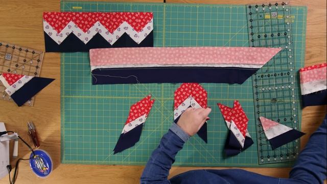 Zig Zag Seminole Block Quilting Tutorial смотреть онлайн