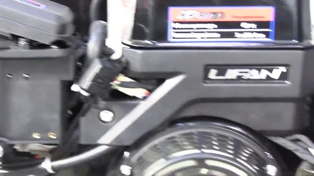 Инжекторный двигатель LIFAN 23 лс KP460E EFI с электростартером и катушкой освещения 12В 18А 216Вт смотреть онлайн