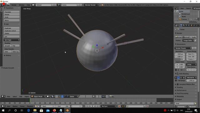 Основные правила при моделировании 3D-объектов для последующей 3D-печати (2 урок). Blender v.2.79 смотреть онлайн