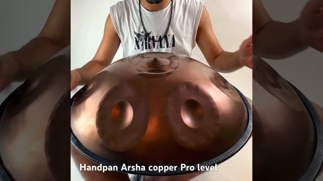 Handpan Arsha copper Pro. D Kurd 9 notes #handpan #sazyar #sazyarsoundlab #hangdrum musicstore смотреть онлайн