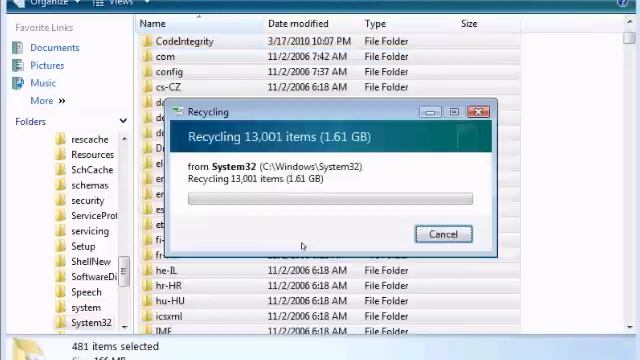 Deleting System32 смотреть онлайн