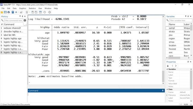 Fitting & interpreting regression models: Logistic regression with continuous/categorical predictor смотреть онлайн