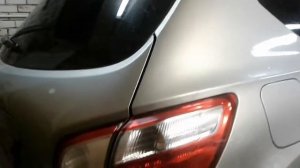 удаление вмятин на хлопушке  Nissan Qashqai