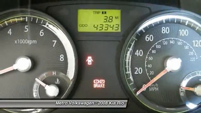 2008 Kia Rio 4dr Sdn Man LX at Metro Volkswagen in Irving 86335047 смотреть онлайн