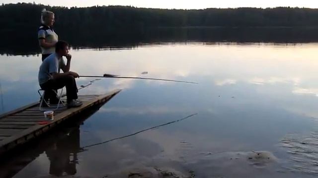 Рыбалка !!!! Крупная взяла!!!! смотреть онлайн