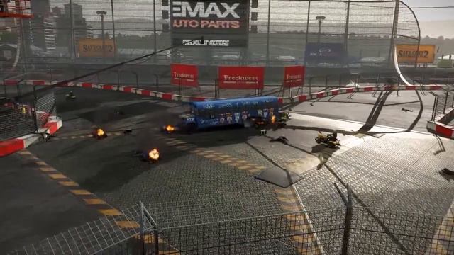 WRECKFEST GAMEPLAY!! CRAZY CRASHES