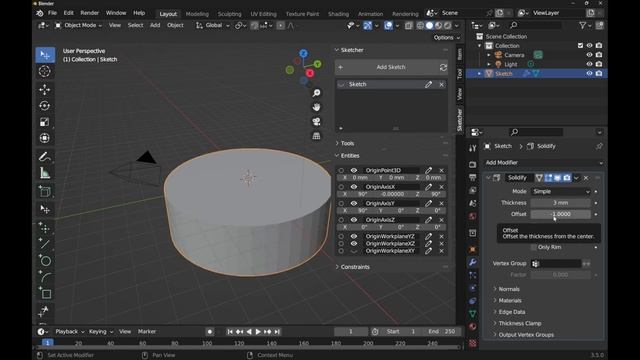 Learn CAD Sketcher | 3 | Overview compared to FreeCAD | Blender Beginners Tutorial for 3D Printin смотреть онлайн