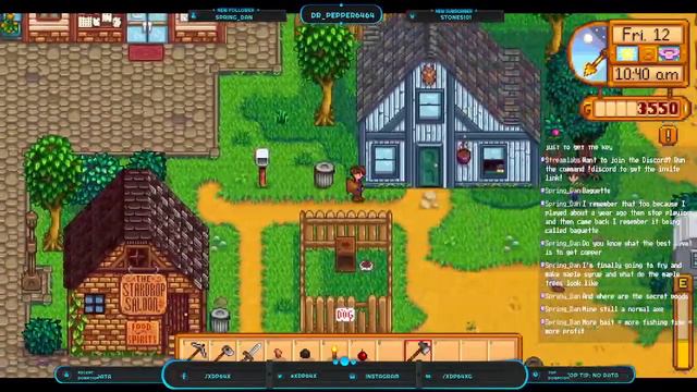 Mining away | Chilling and Playing Stardew Valley | !lurk !discord !qotd | [1] смотреть онлайн