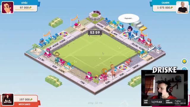 KOPEC SRANDY U MONOPOLY S MICH SAKEM & CAABOU‼️ DRISKE B-DAY STREAM ZÁZNAM 3# смотреть онлайн