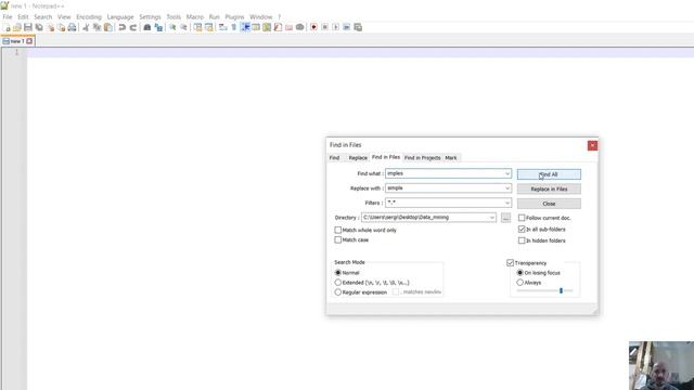 Replace a string in multiply files and folders by regex. смотреть онлайн