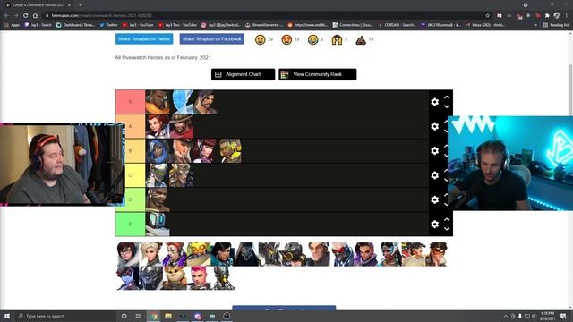 FLATS AND JAY3 MAKE AN OVERWATCH HERO TIER LIST смотреть онлайн