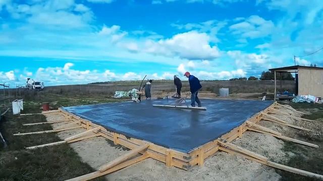 2 6 Заливка фундамента плита (бетон М 350, В 25) смотреть онлайн