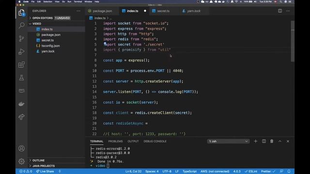 Socket IO server with Redis! смотреть онлайн