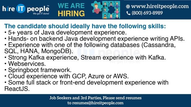 Backend Java Developer Jobs | Dallas, TX | Job ID: 36584 | смотреть онлайн