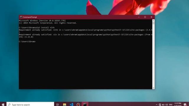 مقدمة في تعلم الآلة باللغة العربية (تثبيت حزمة NLTK ) #2 смотреть онлайн
