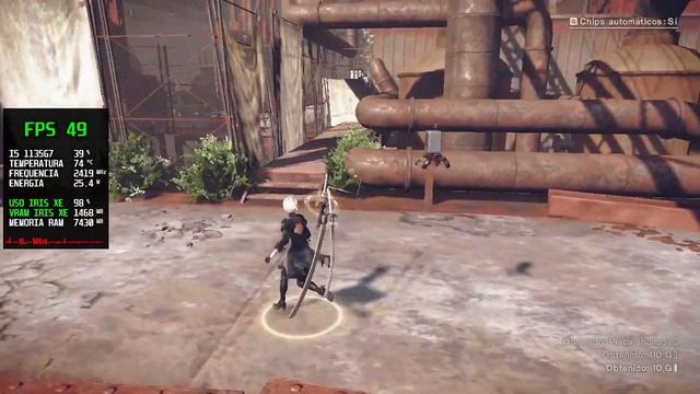 NIER AUTOMATA: CORE I5-1135G7 INTEL IRIS XE GRAPHICS смотреть онлайн