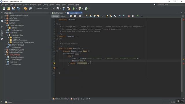 Cara Membuat File Koneksi ke SQL Server | JAVA смотреть онлайн