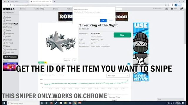 ROBLOX LIMITED SNIPER TUTORIAL (FREE WORKING 2020 FIXED LINK) смотреть онлайн
