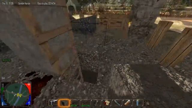 7 Days to Die Alpha 2. Режим Horde. Карта Forest. День 5 и 7 [20181104] смотреть онлайн