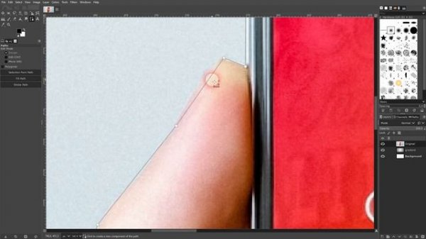 Create a Black and White Gradient Background in Gimp