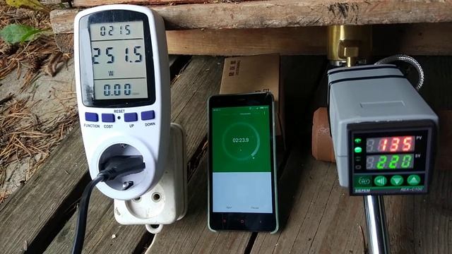 Сублиматор щавелевой кислоты для клещей Варроа. Скорость нагрева и электроэнергия. ProVap Sublimox. смотреть онлайн