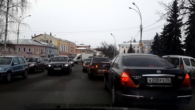 быдло за рулем, Вологда. ниссан теана а200рх35. смотреть онлайн