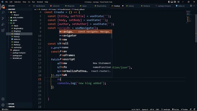 เรียน React useNavigate #26 смотреть онлайн