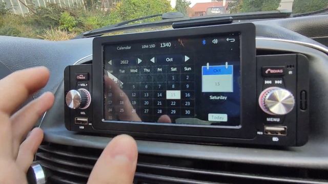 1din 5'' Touch Screen Display | BT | Android Auto | Multimedia Car Radio SWM 160C - function review смотреть онлайн