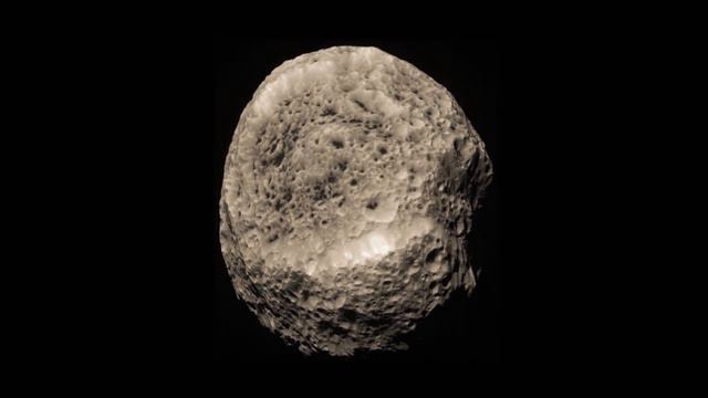 Cassini Encounters Hyperion, Moon of Saturn (August 2011) смотреть онлайн