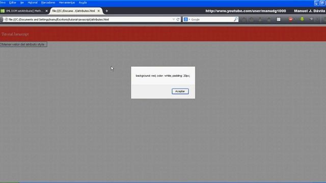 Tutorial Javascript parte 21 - Atributos: getAttribute, setAttribute, removeAttribute смотреть онлайн