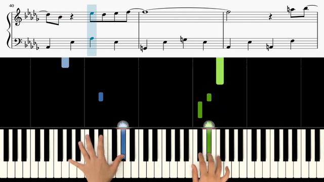 The Witcher OST - Toss a Coin to Your Witcher (Jaskier Song) 《Piano Tutorial》 ★★★☆☆ смотреть онлайн