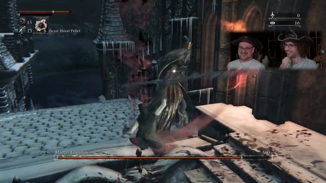 Martyr Logarius - Cainhurst Castle and Queen Annalise - Bloodbrothers Ep16 - A Bloodborne Let's Pla смотреть онлайн