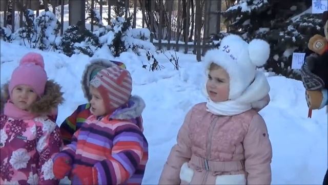 Зима и спортивные мероприятия в детском саду "Декарт" смотреть онлайн