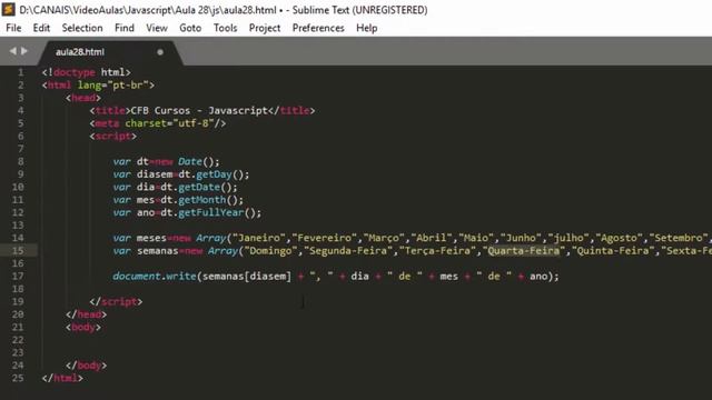 Curso de Javascript #28 - Date() - Manipular Data e Hora смотреть онлайн
