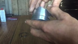 Как правильно установить кольца на поршень мопеда, скутера